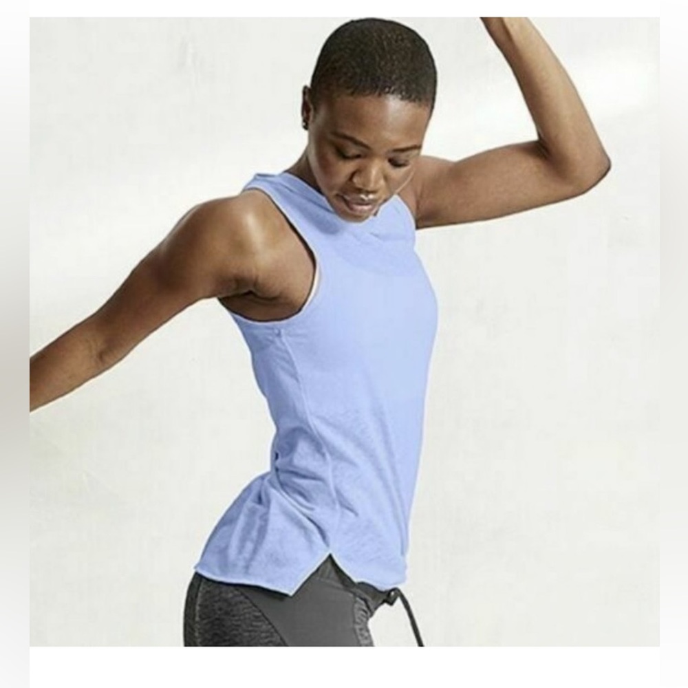 Athleta Breezy Tank Top in Sky Blue